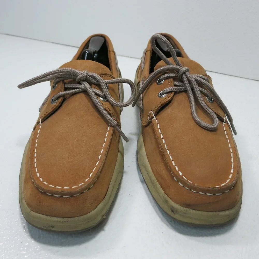 Sperry Top-Sider Suede Leather Comfort Used Shoes Footwear Men's Deck Sz 9 M